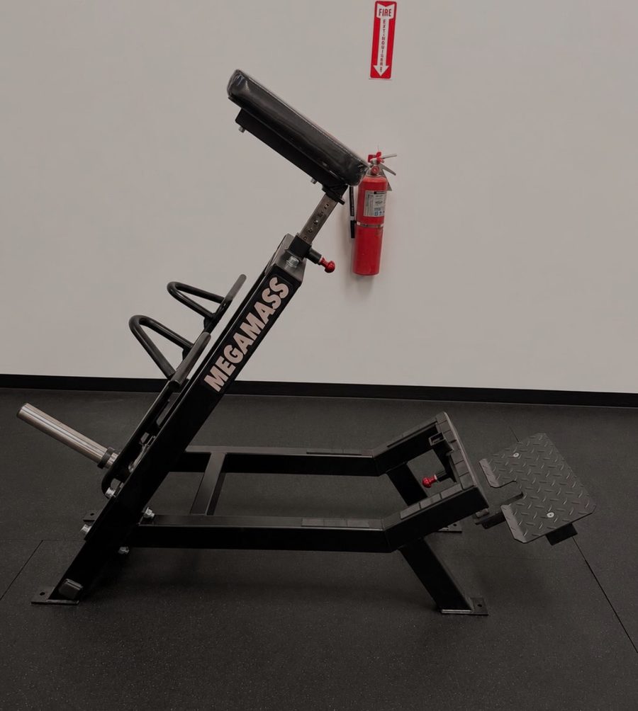 Mega Mass plate-loaded machine at Grail Gym San Antonio